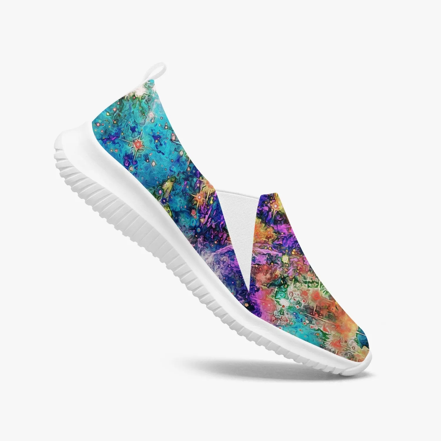 Acquiesce Apothos Psychedelic Split-Style Women's Casual Slip-On Shoes