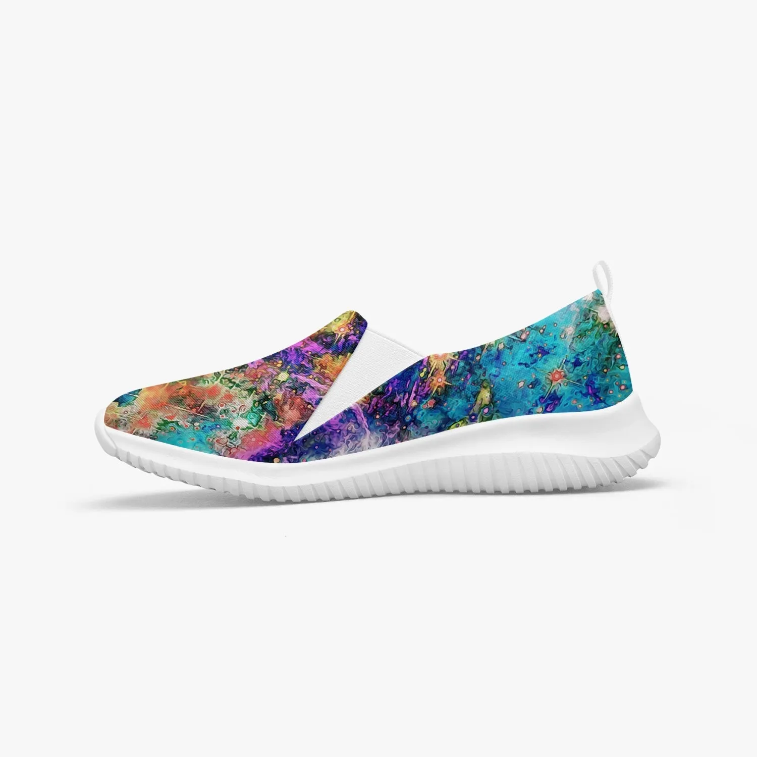 Acquiesce Apothos Psychedelic Split-Style Women's Casual Slip-On Shoes