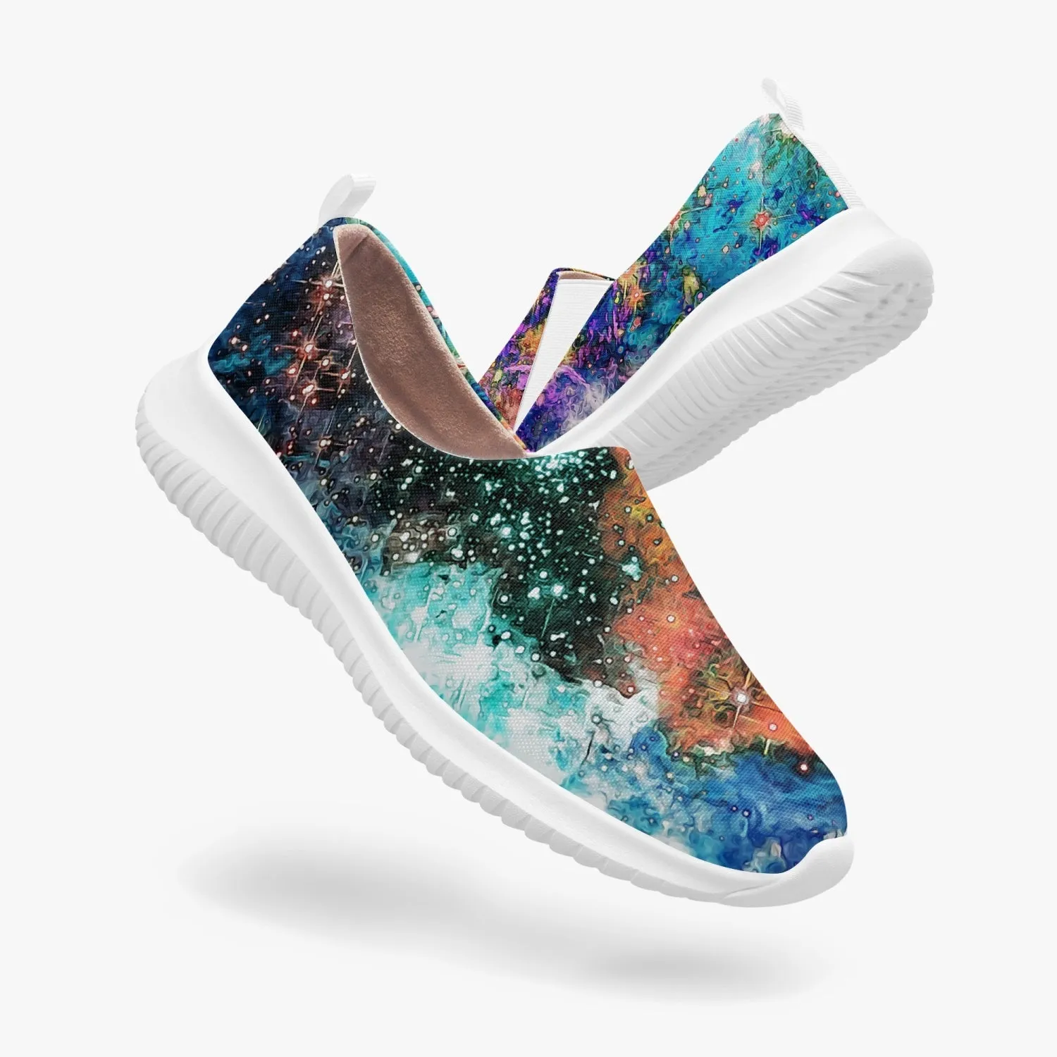 Acquiesce Apothos Psychedelic Split-Style Women's Casual Slip-On Shoes