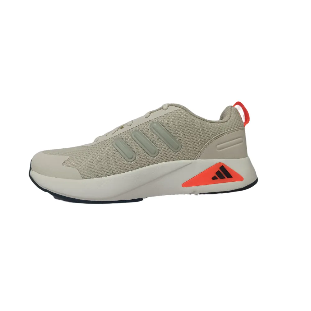 Adidas Men's Zap Fast Running Shoe (L Bone/Solar Red/Core Black)