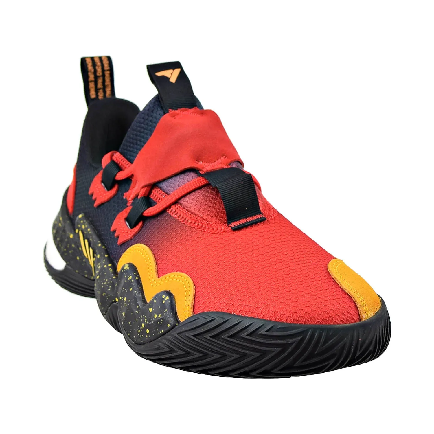 Adidas Trae Young 1 "Atlanta Hawks" Men's Basketball Shoes Black-Red-Yellow
