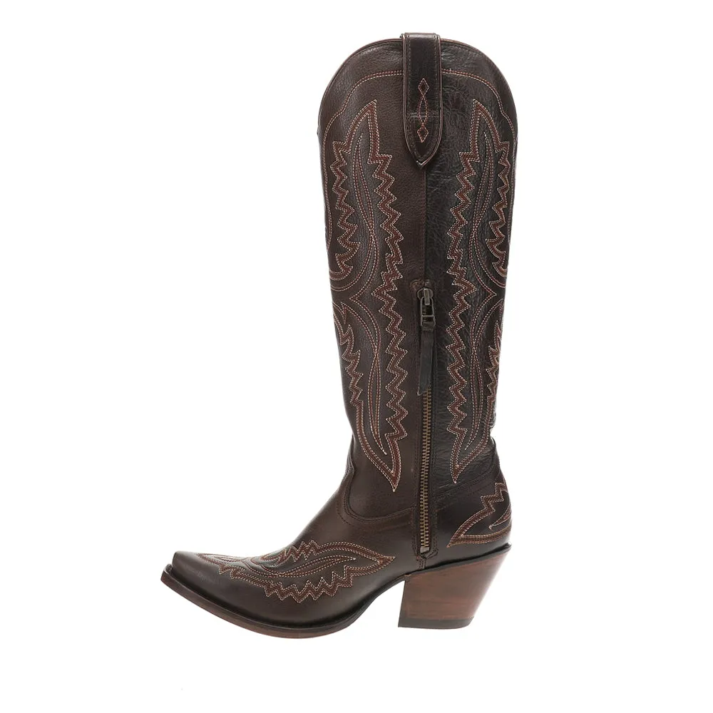 Casanova Embroidered Snip Toe Zippered Cowboy Boots