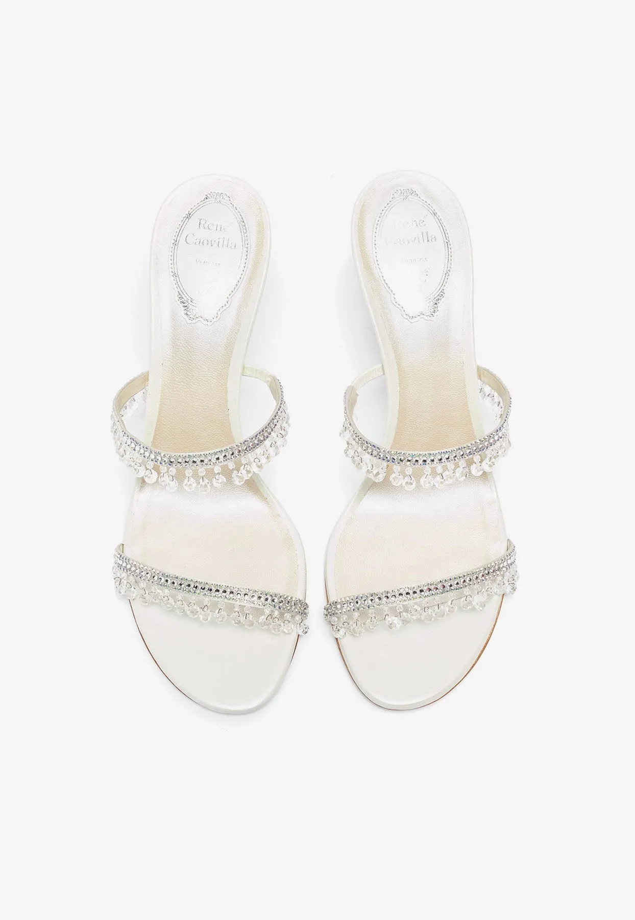 Chandelier 80 Crystal-Embellished Mules
