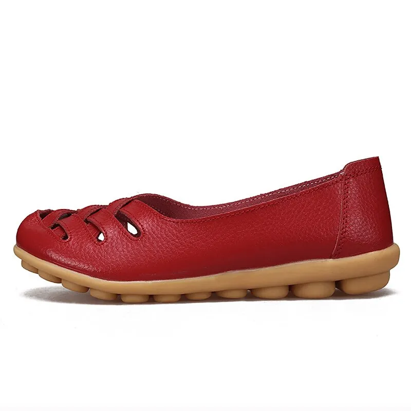 Cilool Women's Comfort sofe pu Slip On Loafer