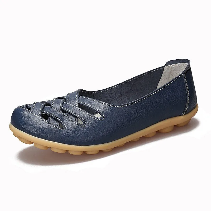 Cilool Women's Comfort sofe pu Slip On Loafer