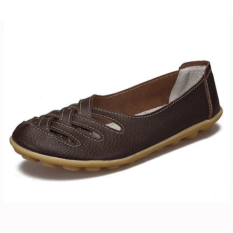 Cilool Women's Comfort sofe pu Slip On Loafer