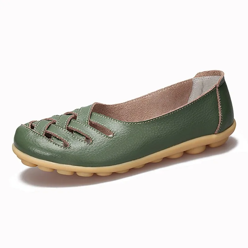 Cilool Women's Comfort sofe pu Slip On Loafer
