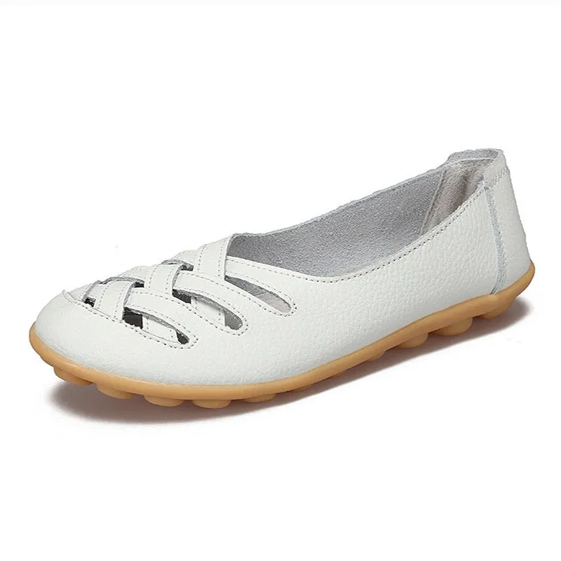 Cilool Women's Comfort sofe pu Slip On Loafer