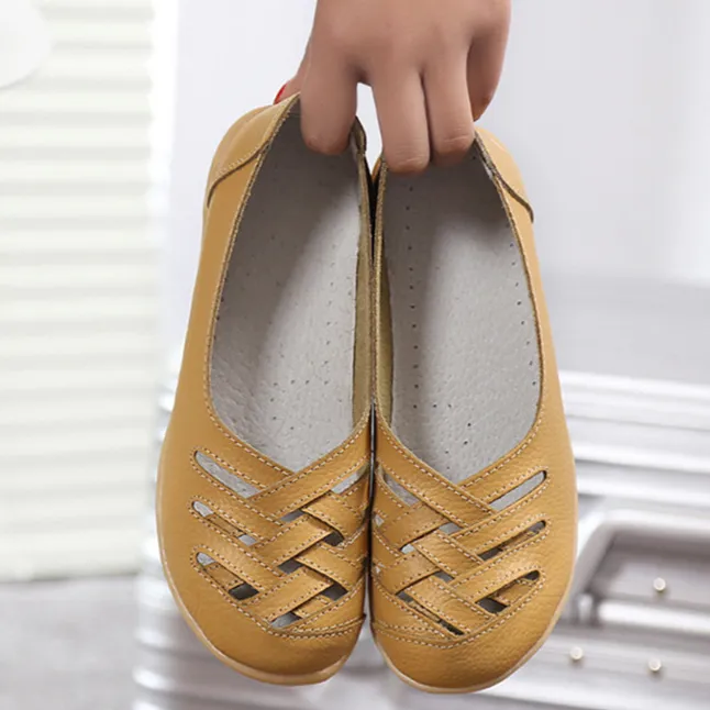 Cilool Women's Comfort sofe pu Slip On Loafer
