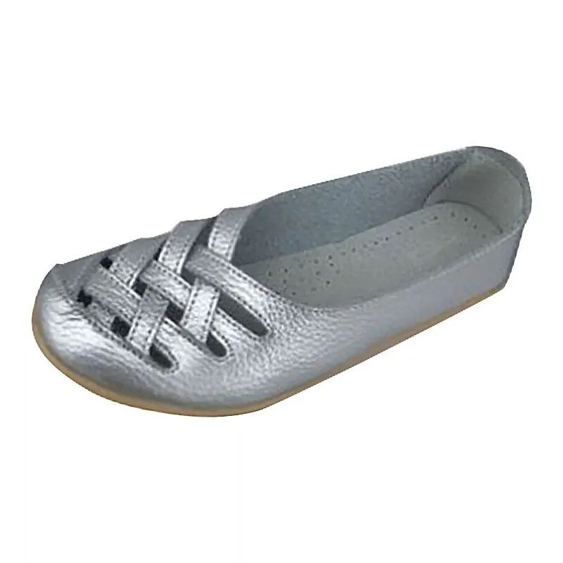 Cilool Women's Comfort sofe pu Slip On Loafer