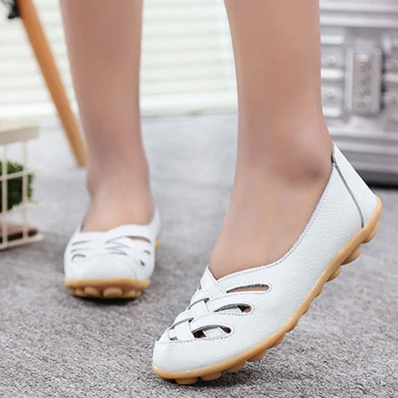Cilool Women's Comfort sofe pu Slip On Loafer
