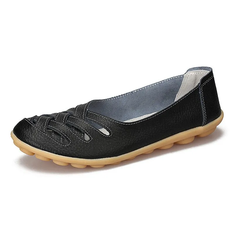 Cilool Women's Comfort sofe pu Slip On Loafer