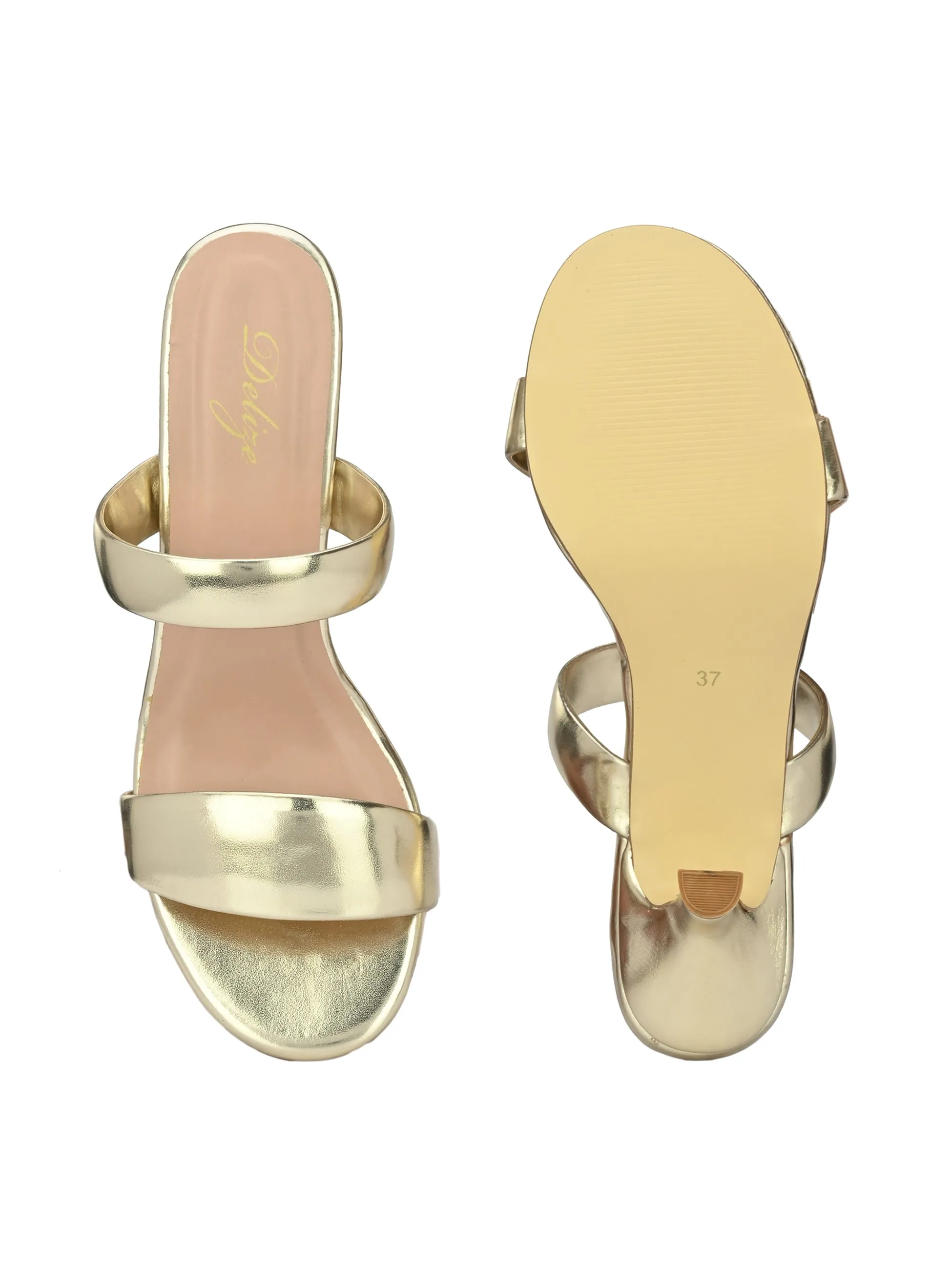 Cora Double Strap Heels