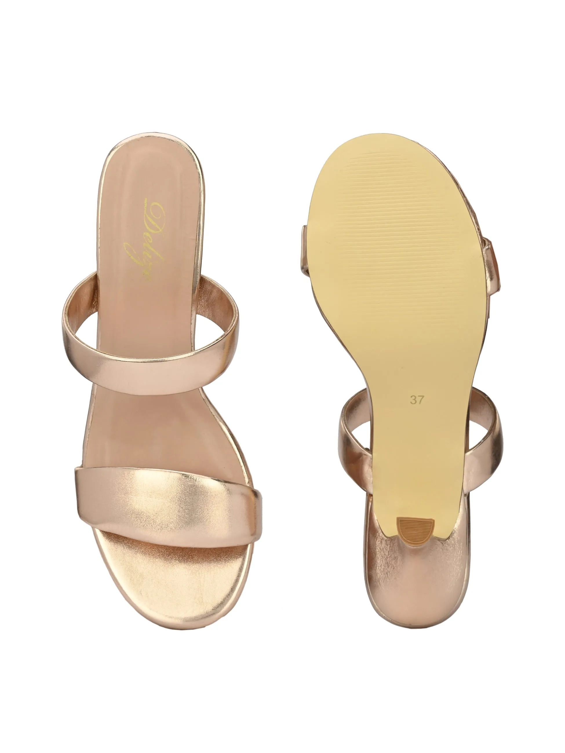 Cora Double Strap Heels