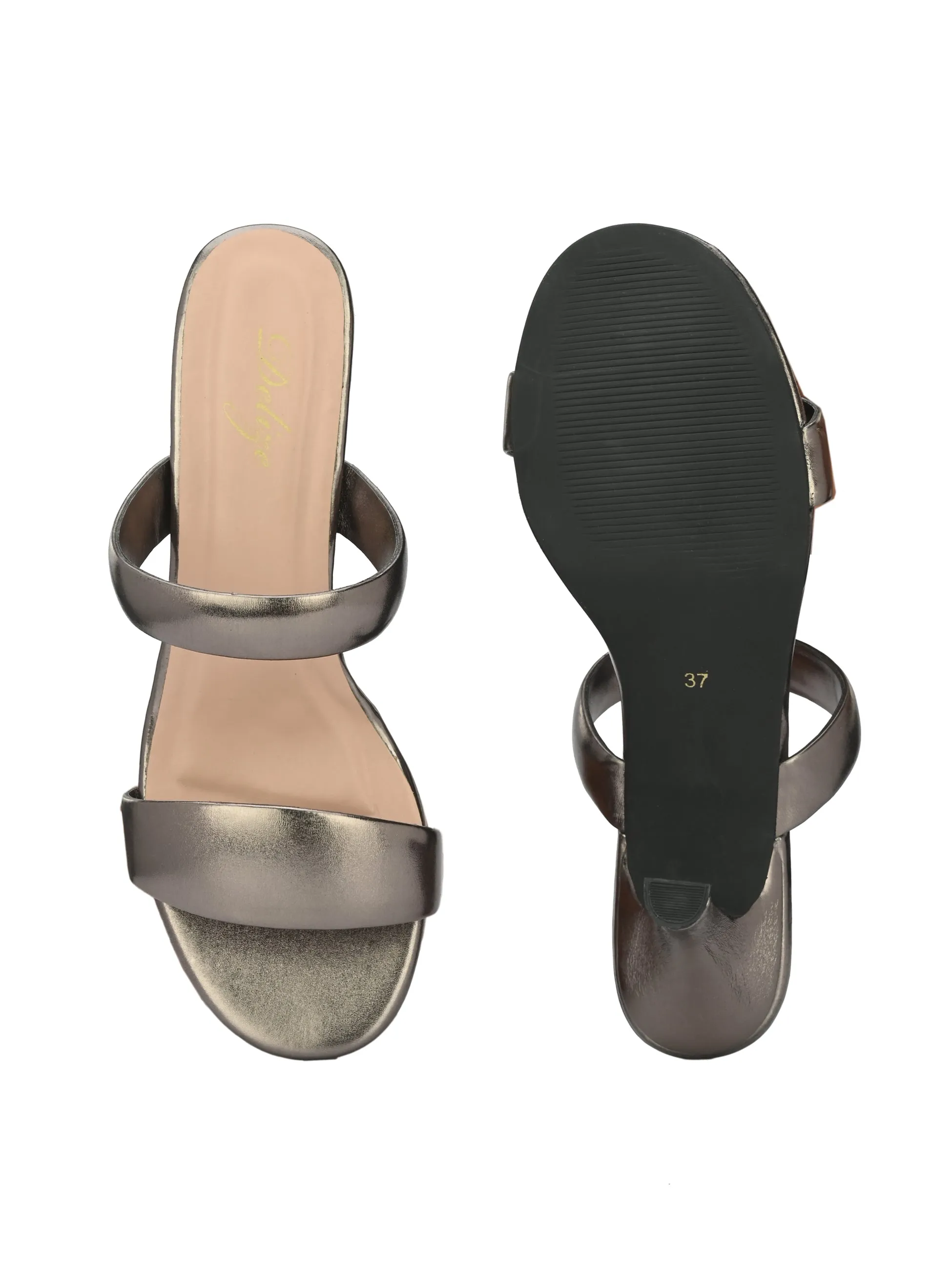 Cora Double Strap Heels