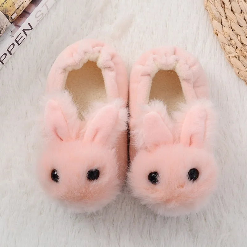 Cotton Rabbit Ear Slippers for Children