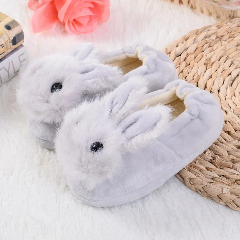 Cotton Rabbit Ear Slippers for Children