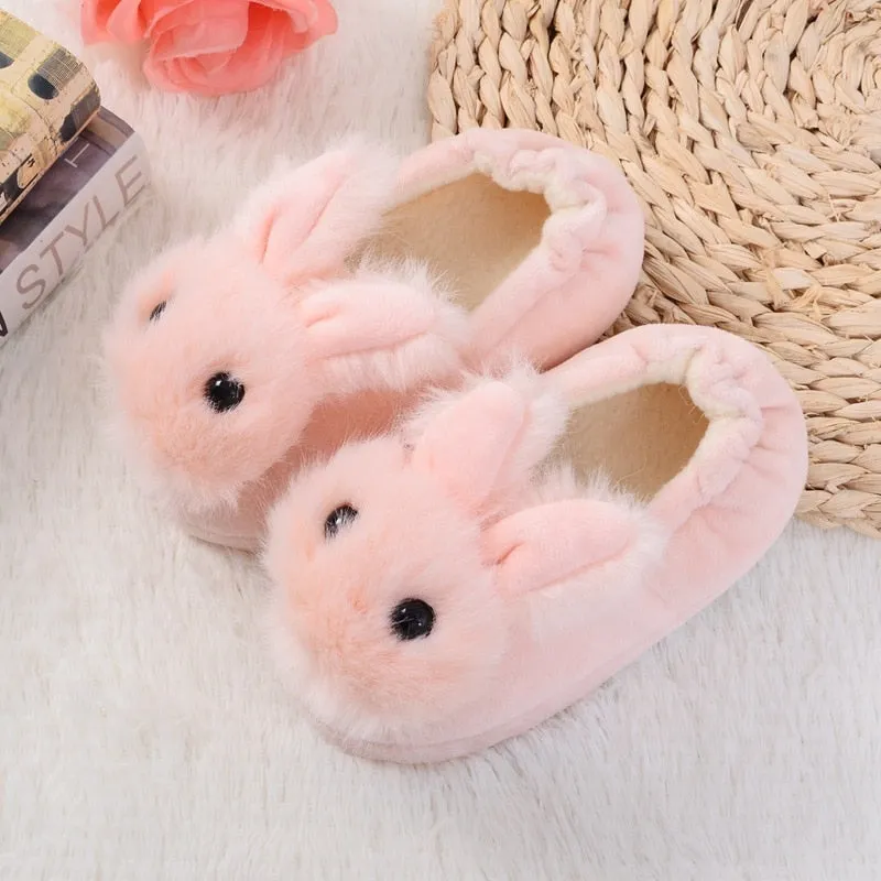 Cotton Rabbit Ear Slippers for Children