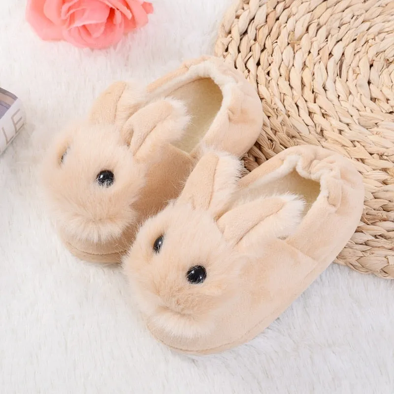 Cotton Rabbit Ear Slippers for Children