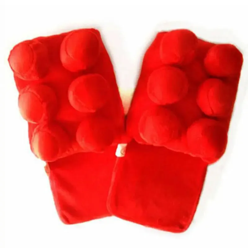 Cozy Cartoon Brick Couple Slippers