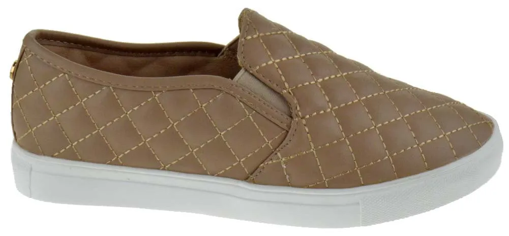 Design 34 Women's Quilted Slip On Sneakers
