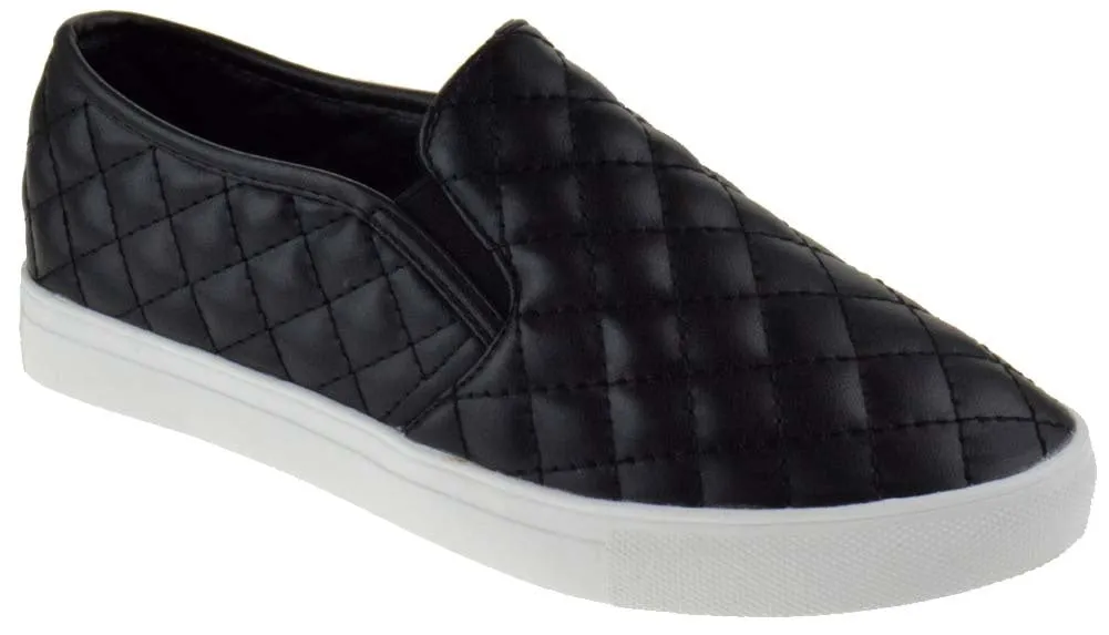 Design 34 Women's Quilted Slip On Sneakers