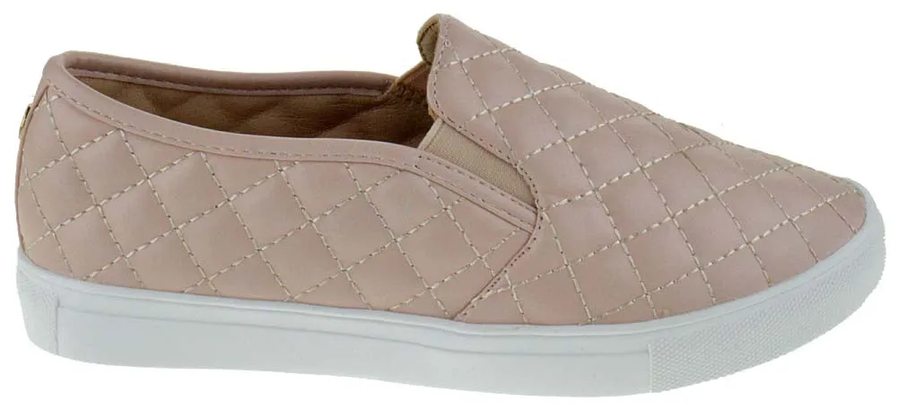 Design 34 Women's Quilted Slip On Sneakers