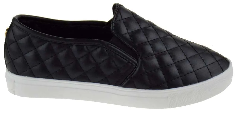 Design 34 Women's Quilted Slip On Sneakers