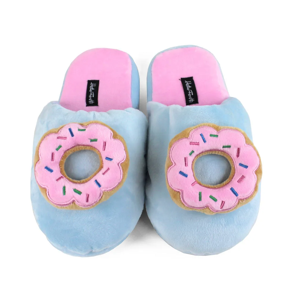 Donut Design Novelty Slippers JulesRoche Cozy Foam Footbed