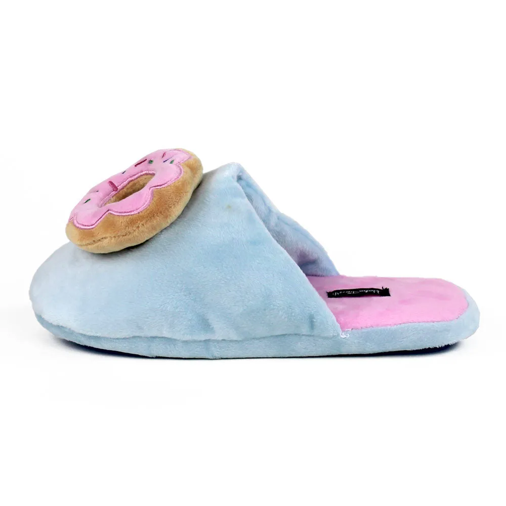 Donut Design Novelty Slippers JulesRoche Cozy Foam Footbed