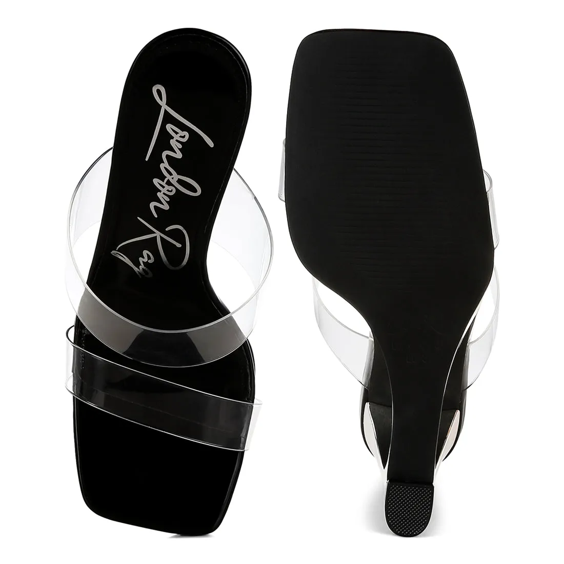 Fantasy Wedge Heel Clear Sandals