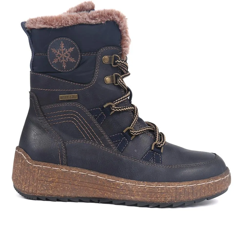 Faux-Fur Weather Boots - WOIL38034 / 324 570