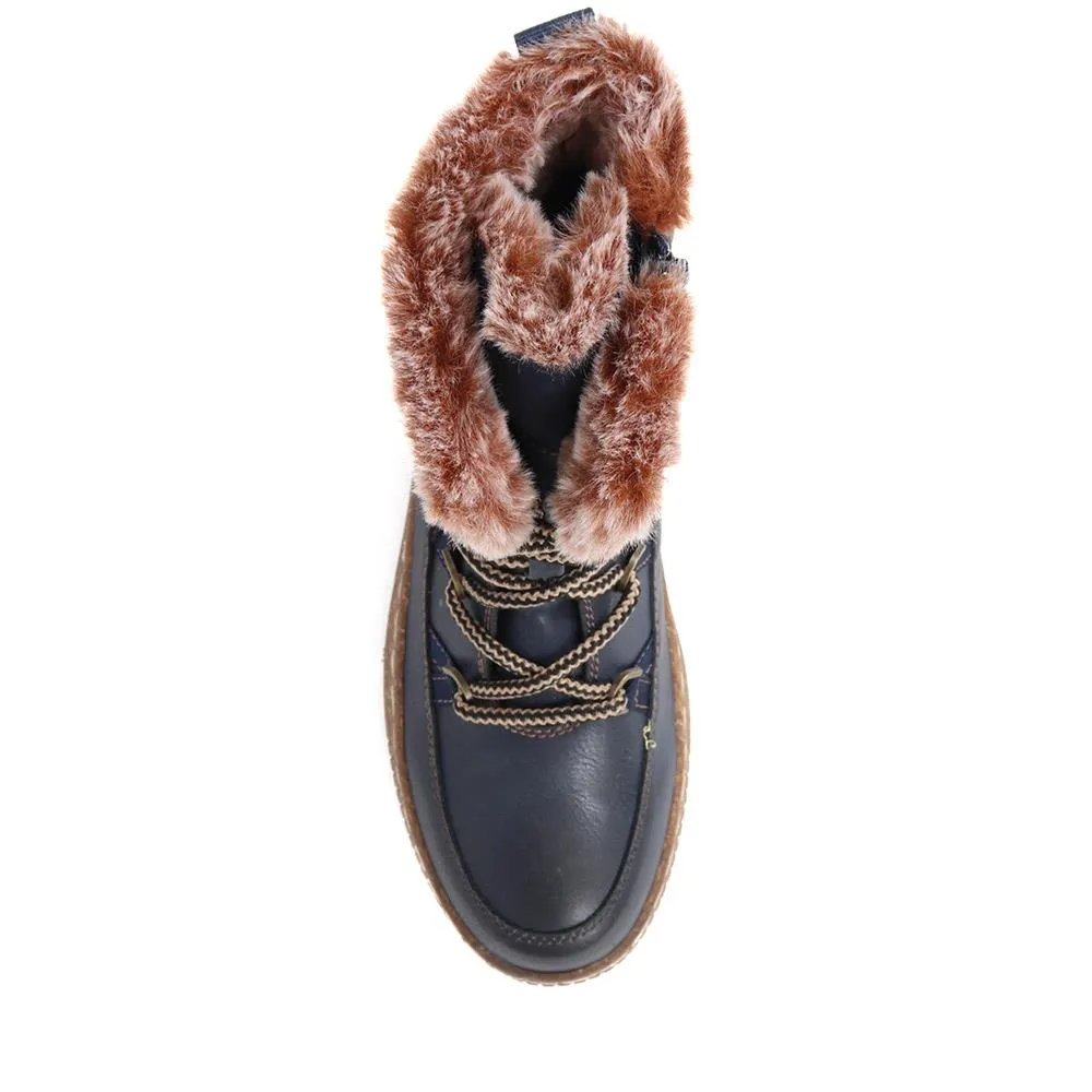Faux-Fur Weather Boots - WOIL38034 / 324 570