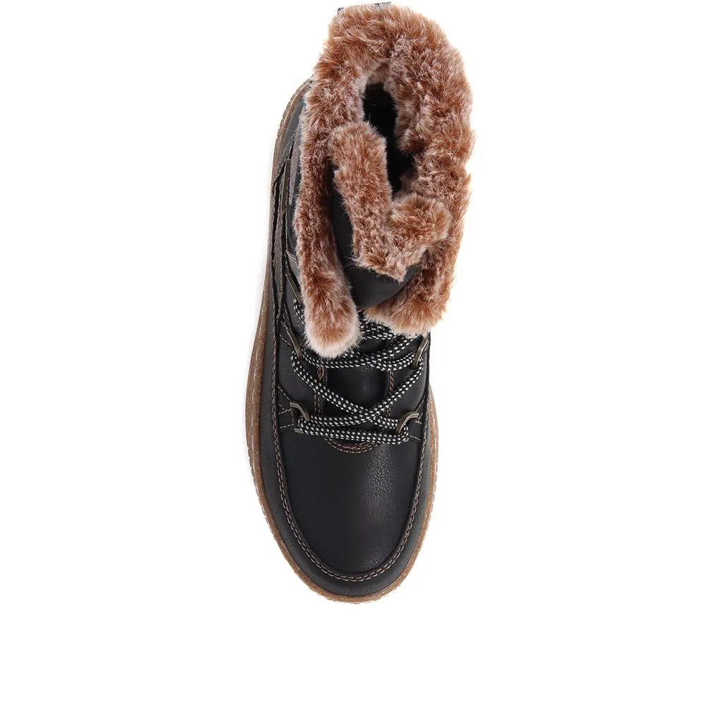 Faux-Fur Weather Boots - WOIL38034 / 324 570