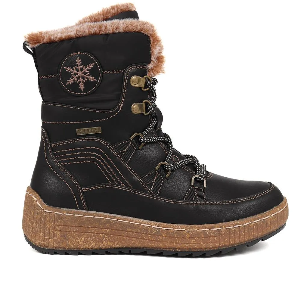 Faux-Fur Weather Boots - WOIL38034 / 324 570