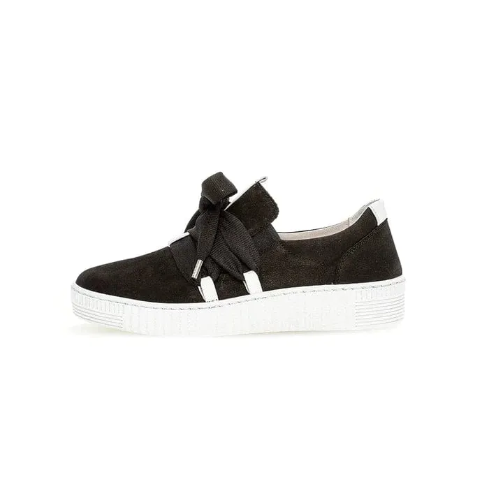 Gabor Thick Lace Black/White Sneaker