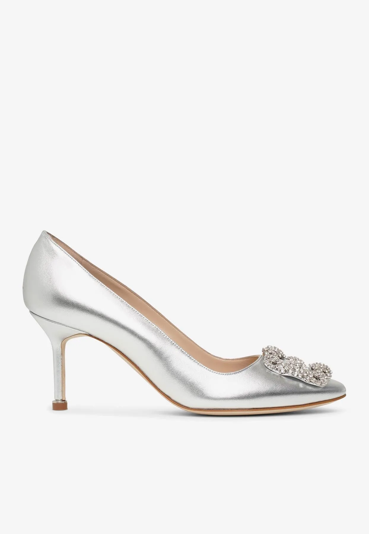 Hangisi 70 Crystal Buckle Pumps