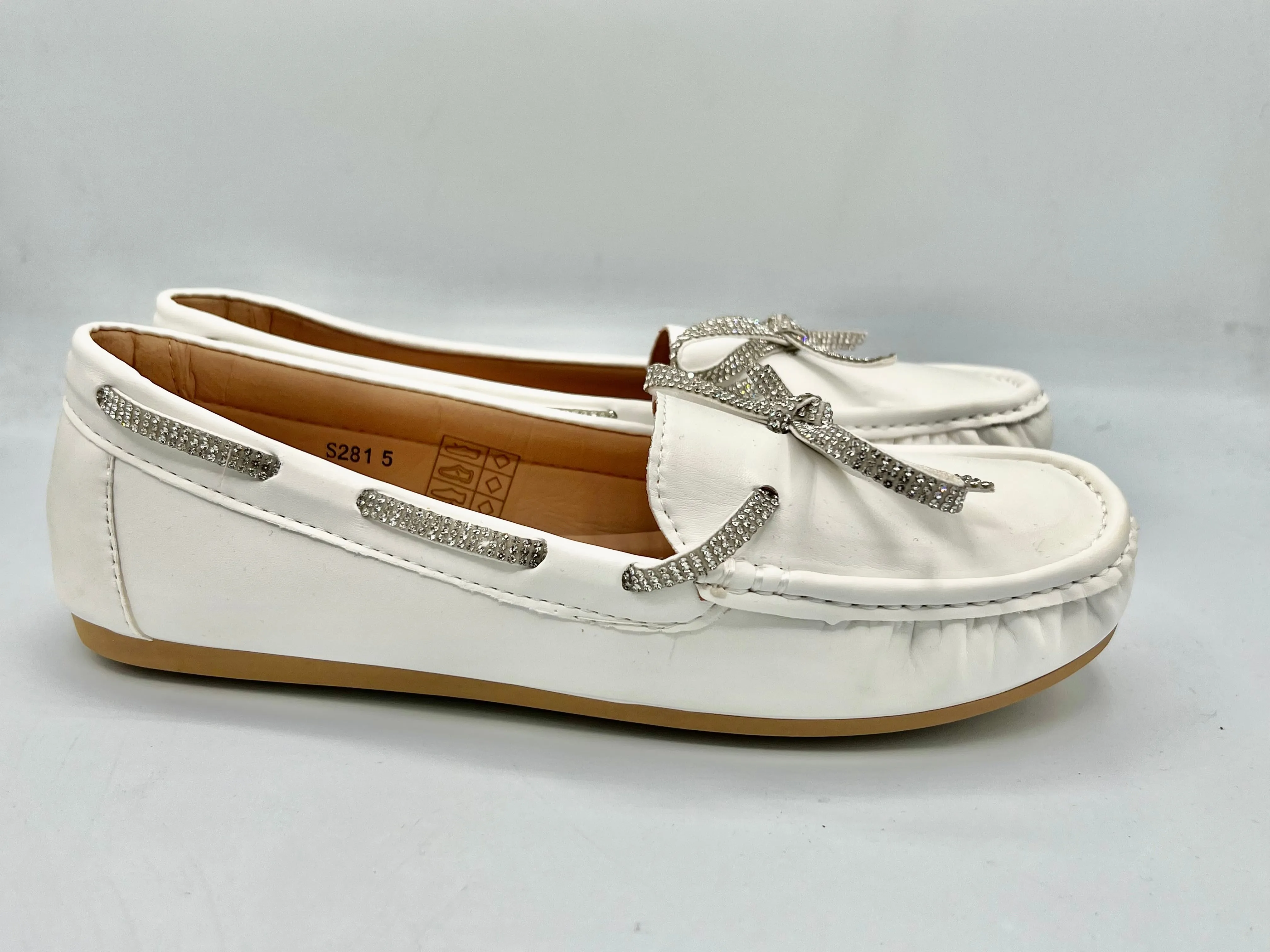 Libby loafers - white