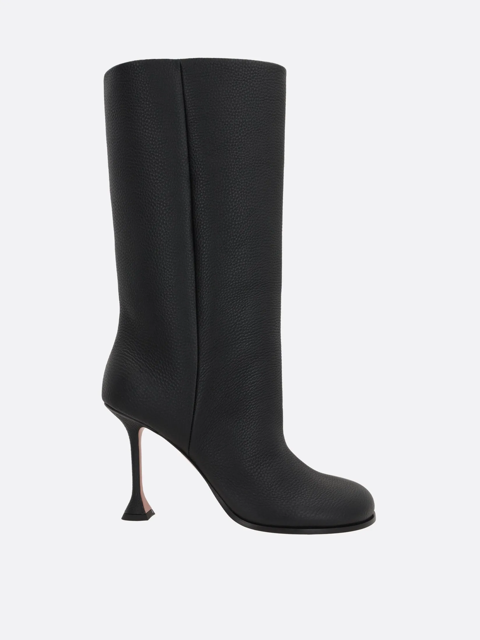 Liya Grained Leather Ankle Boots