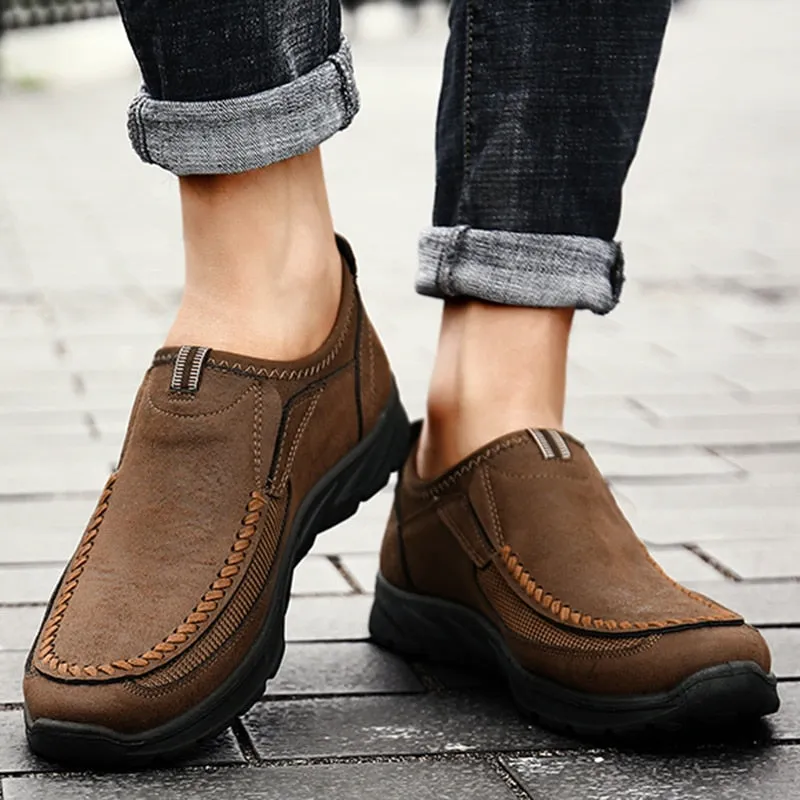 Men's Retro Style Slip On Shoes