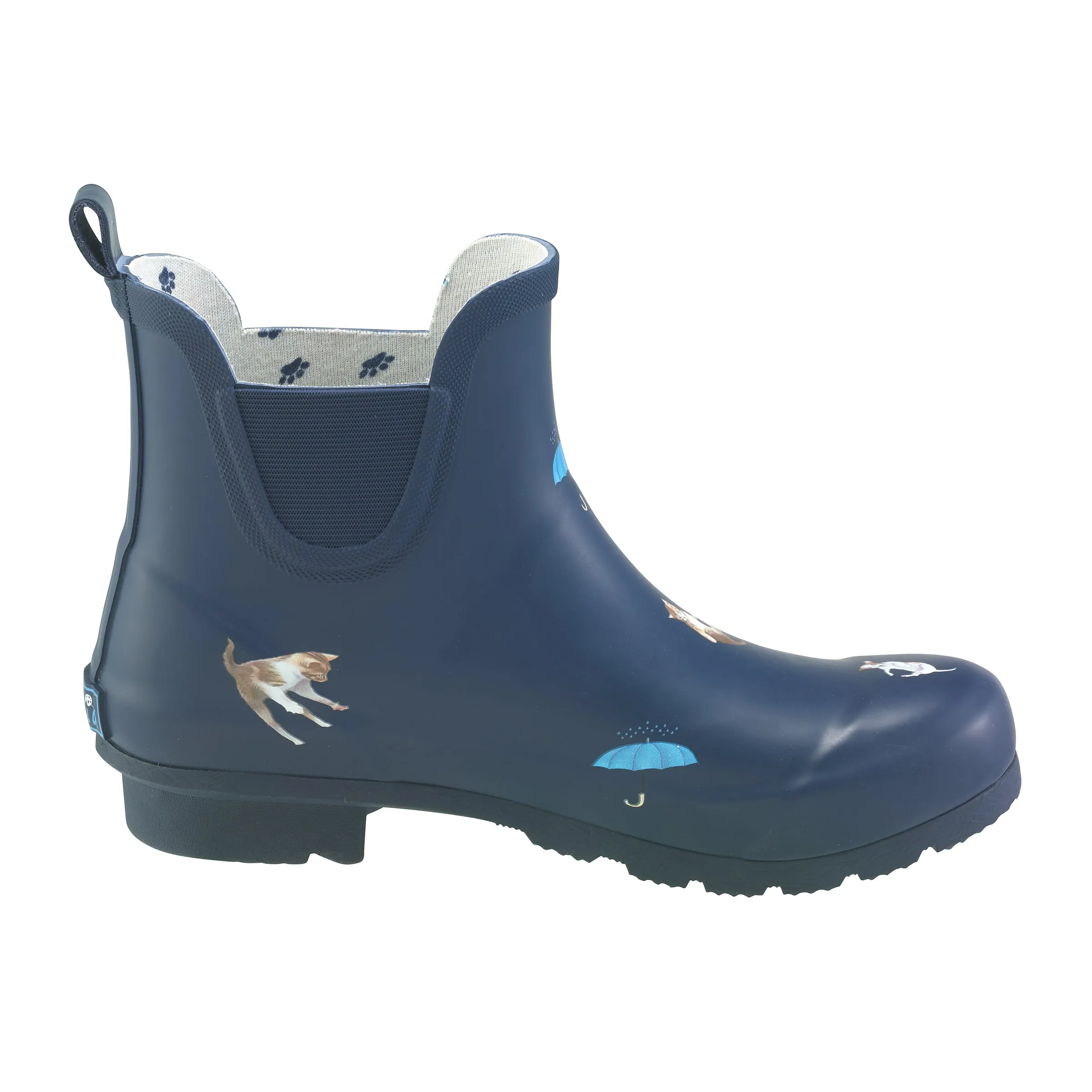 Navy-Cats & Dogs Rain Boot
