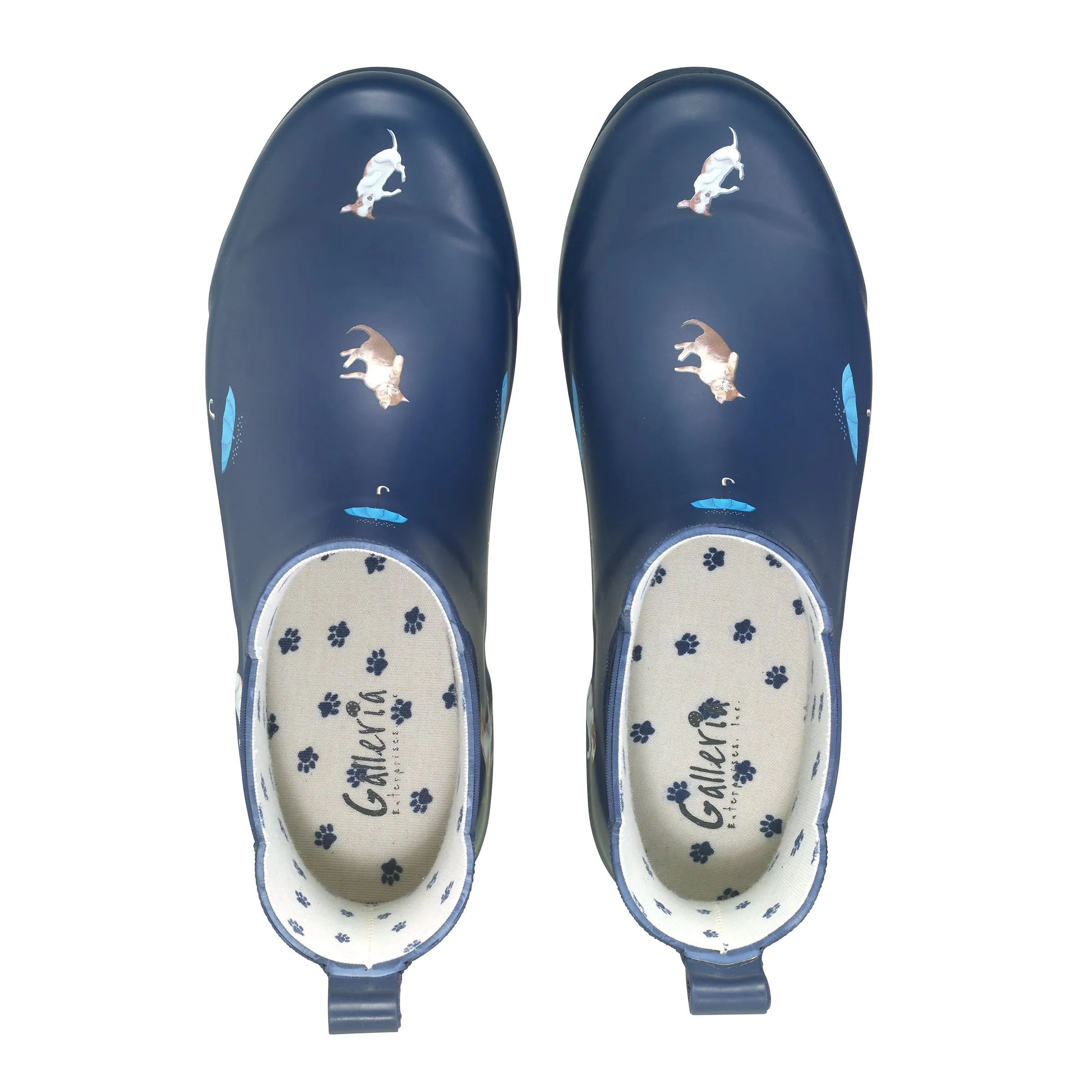 Navy-Cats & Dogs Rain Boot
