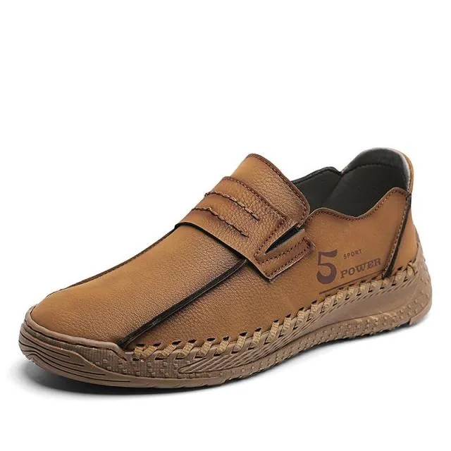 New Men's Casual Comfy Leather Shoes