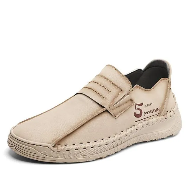 New Men's Casual Comfy Leather Shoes