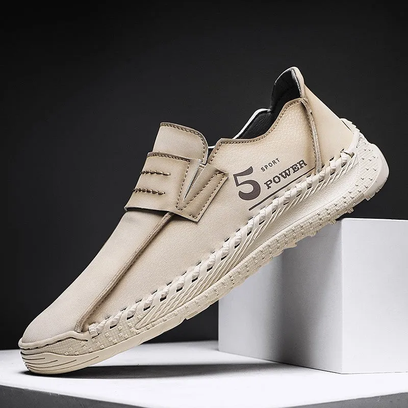New Men's Casual Comfy Leather Shoes