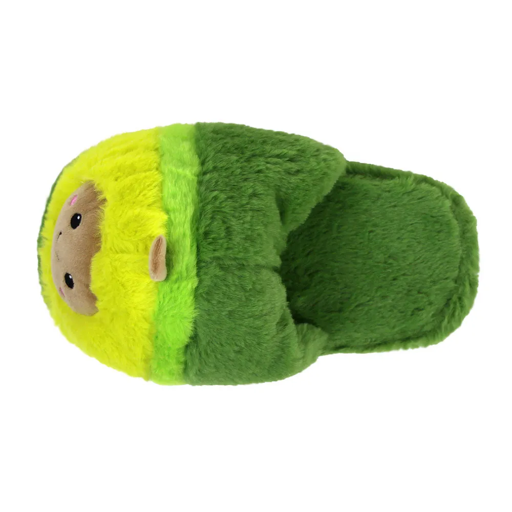 Novelty Slippers JulesRoche Fun Plush Avocado