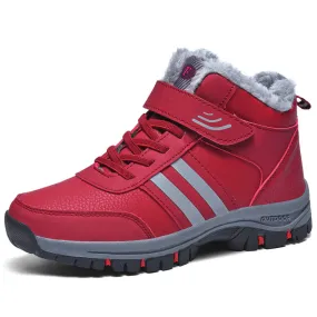 Outdoor Warm Winter Snow Boots Non-Slip Trekking Shoes for Bunions Wide Feet