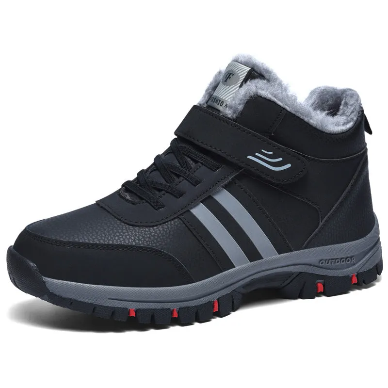 Outdoor Warm Winter Snow Boots Non-Slip Trekking Shoes for Bunions Wide Feet