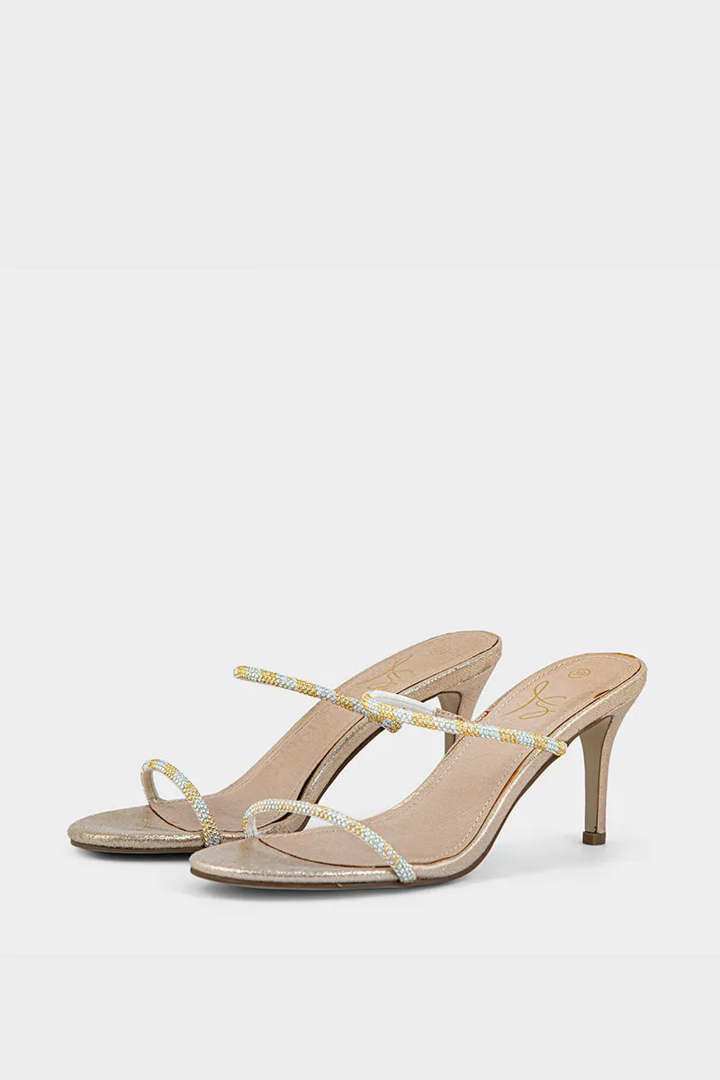 Party Wear Sandal I29160-Golden