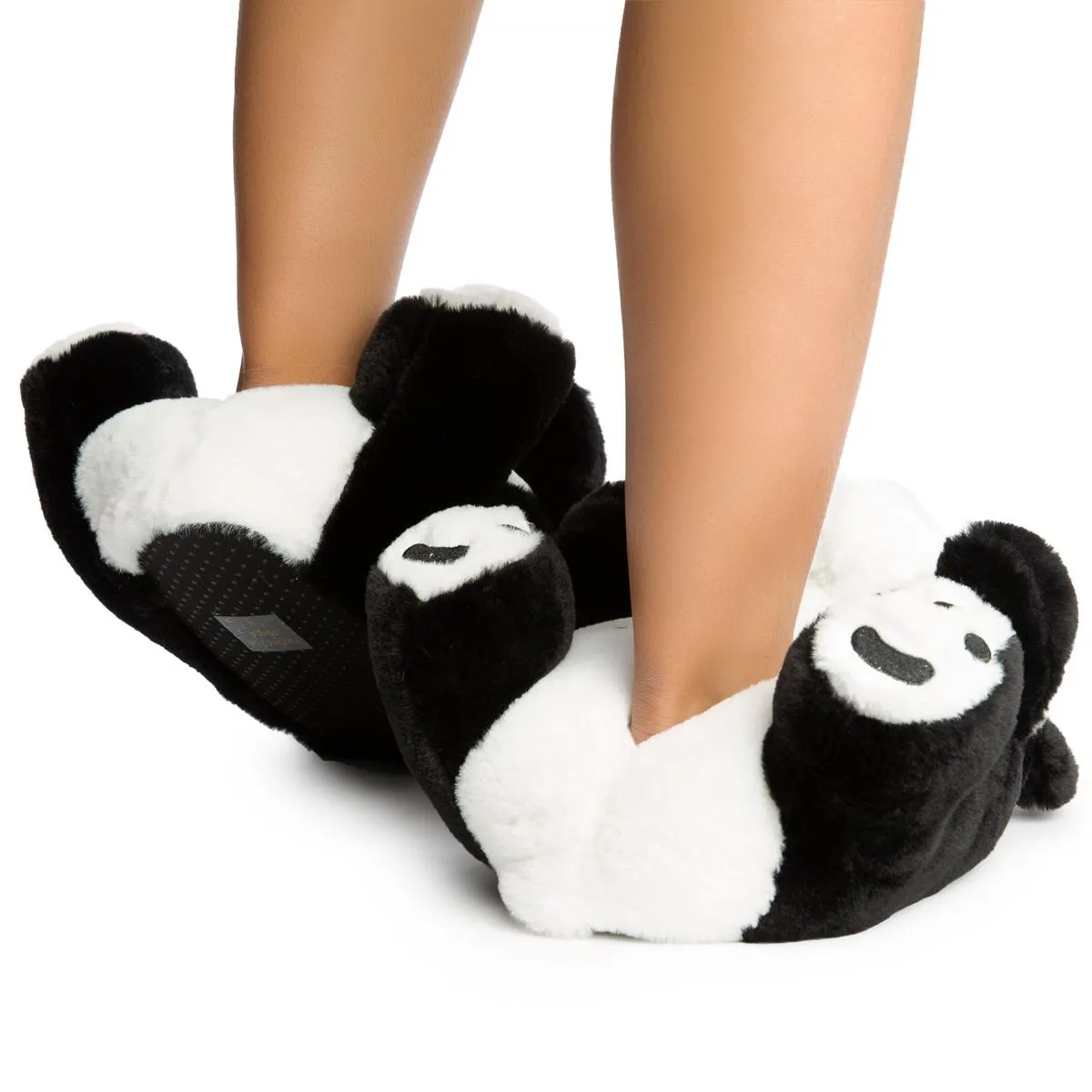 Plush-02 Panda Fuzzy Slippers